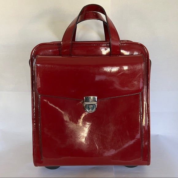 Jack Bags Jack Red Rolling Laptopbriefcase Poshmark
